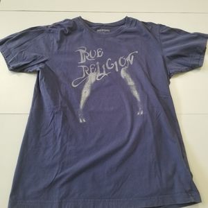 True Religion Legs t shirt Navy Sz L